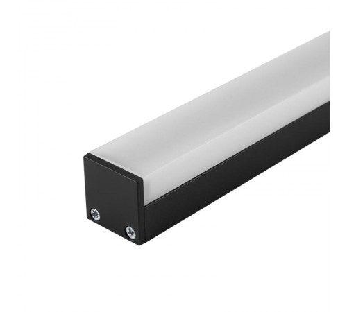 Профиль с экраном SL-LINE-2011M-2500 BLACK+OPAL SQUARE  027993  Arlight