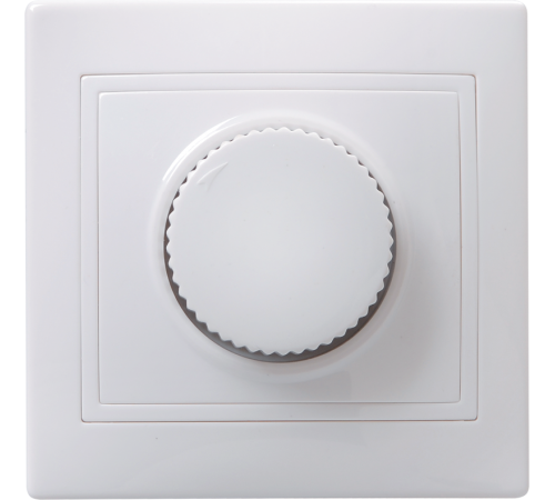 КВАРТА Белый Светорегулятор поворотный ВСР10-1-0-КБ  EDK10-K01-03-DM  GENERICA