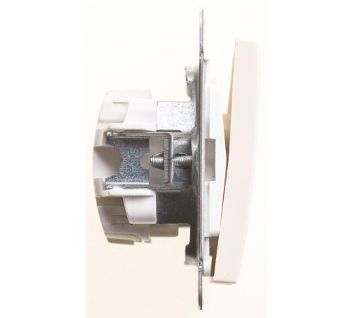 W59 Слоновая кость Выключатель 2-клавишный, с мех. блокировкой для Жалюзи  VS410-253-2-86  SE