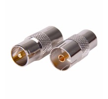 Переходник антенный, (штекер TV - гнездо TV), (5шт.) (пакет) PROconnect  05-2303-9  PROconnect