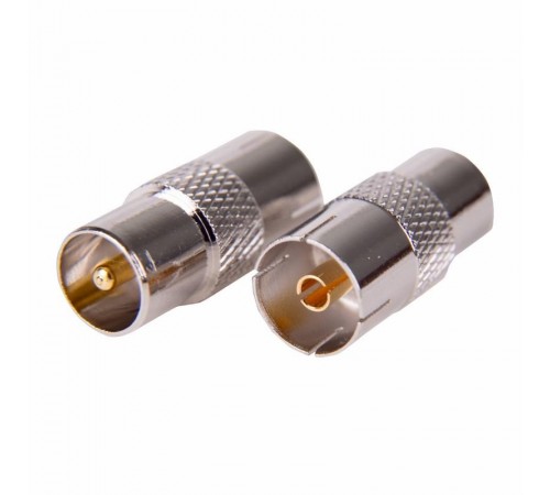 Переходник антенный, (штекер TV - гнездо TV), (5шт.) (пакет) PROconnect  05-2303-9  PROconnect