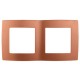 Рамка на 2 поста 12-5002-14  ,  медь  Б0019372  ЭРА