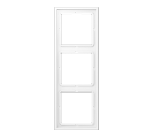 Рамка 3 поста; дюропласт; белый матовый  LS983WWM  Jung