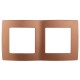 Рамка на 2 поста 12-5002-14  ,  медь  Б0019372  ЭРА