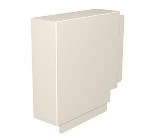 Крышка плоского угла кабельного канала WDK 80x210 мм (ПВХ,кремовый) (WDK HF80210CW)  6161715  OBO Bettermann