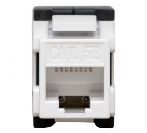 Модуль Keystone TERACOM PRO Cat.5E неэкранирован 110 IDC 180 градусов самозажим черный TRP-KSTN-T180D-5EUTP-BLK  EKF