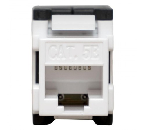 Модуль Keystone TERACOM PRO Cat.5E неэкранирован 110 IDC 180 градусов самозажим черный TRP-KSTN-T180D-5EUTP-BLK  EKF