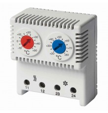 Термостат NC+NO -10...+50°C, NС-контакт, +20...+80°C, NO-контакт  308888  КЭАЗ