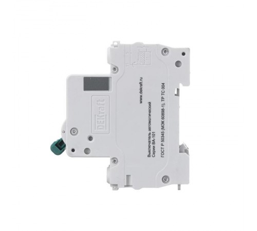 Выключатель автоматический двухполюсный ВА-101 63А C 4,5кА  11072DEK  DEKraft