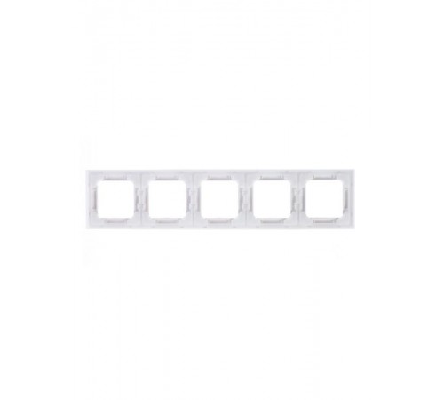 ABB Levit Белый / ледяной Рамка 5-ая  3901H-A05050 01W  2CHH015050A6001  ABB
