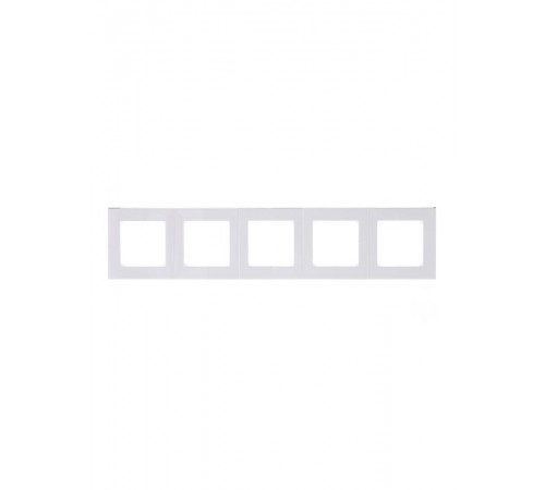 ABB Levit Белый / ледяной Рамка 5-ая  3901H-A05050 01W  2CHH015050A6001  ABB