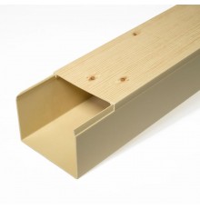 Кабель-канал сосна 2-й замок в п/э 80х60 (8 м/уп)  PR03.0190  Промрукав