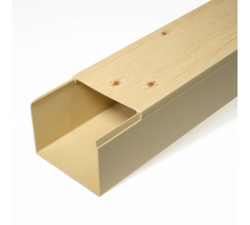 Кабель-канал сосна 2-й замок в п/э 80х60 (8 м/уп)  PR03.0190  Промрукав