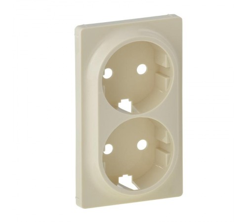 Valena LIFE Сл.кость Накладка розетки с/з 2-ной  754951  Legrand