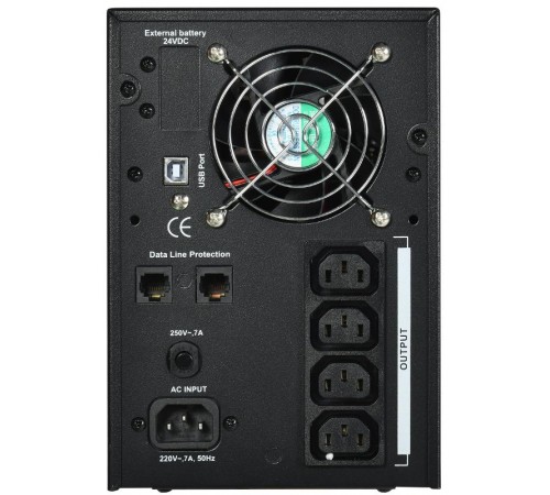 ITK ELECTRA LT ИБП 1кВА/0,8кВт с АКБ 2х7AH USB  ELT-1000VA-1-002  ITK