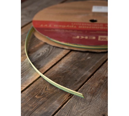 Термоусаживаемая трубка ТУТ нг 12/6 жел-зел EKF PROxima  tut-12-yg  EKF