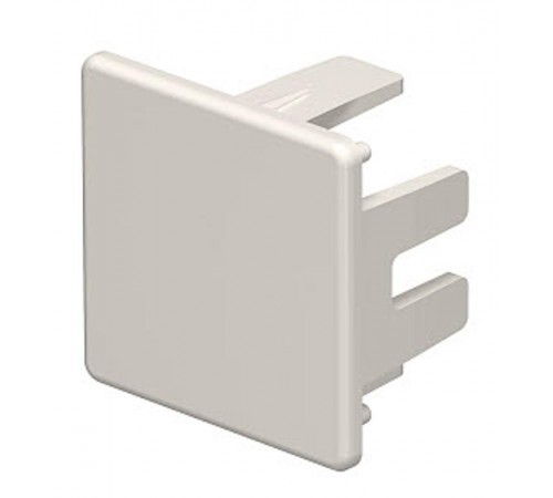 Торцевая заглушка кабельного канала WDK 30x30 мм (ПВХ,кремовый) (WDK HE30030CW)  6162576  OBO Bettermann
