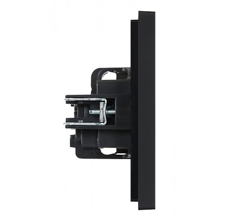 FORTE&PIANO Розетка с заземлением в/к 16А FP116 черный  FP-R11-16-K02  IEK