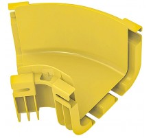 ITK Поворот горизонтальный 45град опт. лотка 120мм  DS-120-LL23F  ITK