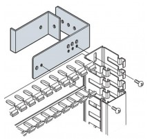 Держатель для перф.каб-канала (4шт),металл  AD1098  ABB