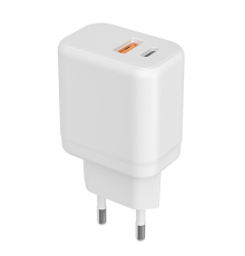 Зарядное устройство   PA-20AС-wh белый (20Вт, USB-A, Type-C)  .5048805  ФАZA