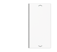 Клавиша для сенсорного модуля KNX, двойная, белая  LS402TSAPWW  Jung
