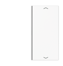 Клавиша для сенсорного модуля KNX, двойная, белая  LS402TSAPWW  Jung