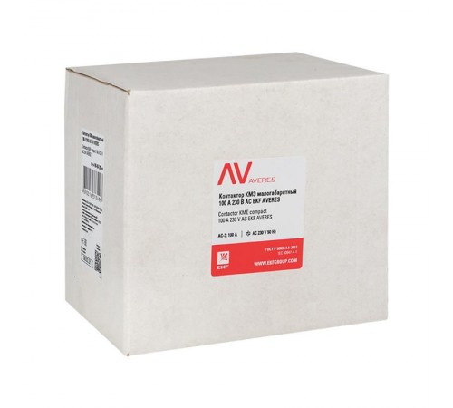 Контактор КМЭ 100А 400В АС EKF AVERES  ctr-s-100-00-400-av  EKF