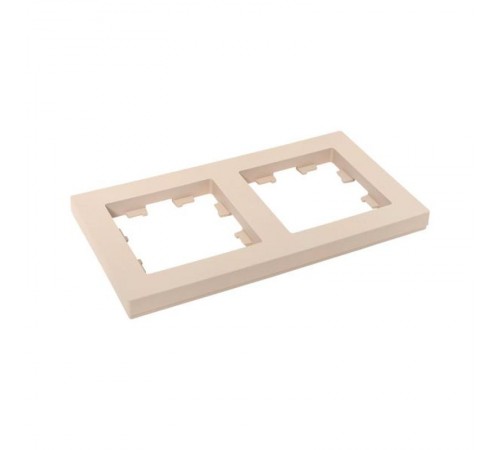 2 - местная рамка, кремовая, пластик Эпика  UP1-FPI-02 EKF