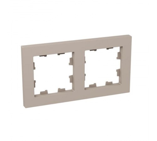 2 - местная рамка, кремовая, пластик Эпика  UP1-FPI-02 EKF