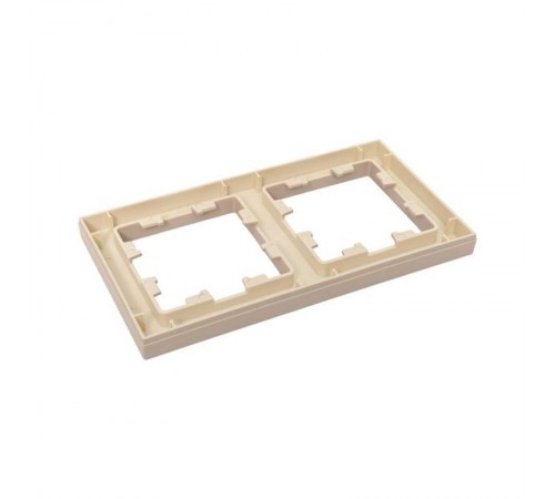 2 - местная рамка, кремовая, пластик Эпика  UP1-FPI-02 EKF