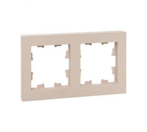 2 - местная рамка, кремовая, пластик Эпика  UP1-FPI-02 EKF