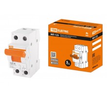 Переключатель модульный трехпозиционный МП-125 1P 125А  SQ0224-0042  TDM