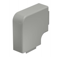 Крышка плоского угла кабельного канала WDK 40x90 мм (ПВХ,серый) (WDK HF40090GR)  6021336  OBO Bettermann