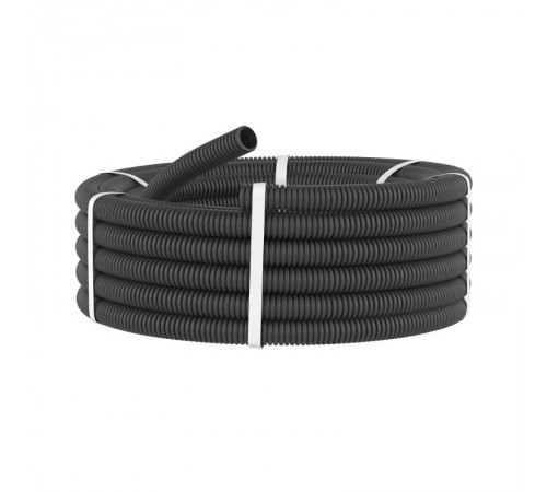 Труба гибкая гофрированная ПНД 32мм без протяжки легкая (25м) чёрный  70732  DKC