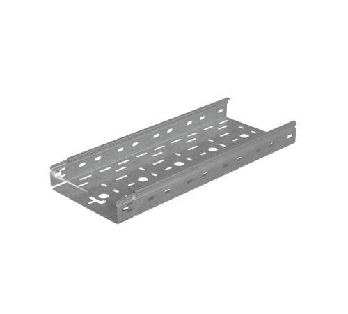 Лоток перф. 50х200х1,2 L6000 мм "Быстрый монтаж ПЛЮС" HD  LPplus50-200-1.2-6000 HD  КМ - профиль