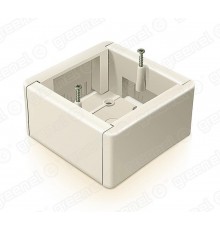 Коробка установочная универсальная для о/п 88х88х44 IP20, цвет-БЕЛЫЙ  GE40231-01  GREENEL