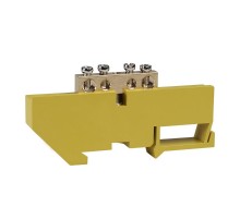 Шина нулевая с изолятором OptiKit  BB-D-PE-DIN-4-6х9 желтый  277853  КЭАЗ