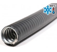 Металлорукав в пвх изоляции МПГ нг 12 (50 м/уп.) черный  zeta42818  ГОФРОМАТИК