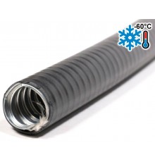 Металлорукав в пвх изоляции МПГ нг 12 (50 м/уп.) черный  zeta42818  ГОФРОМАТИК
