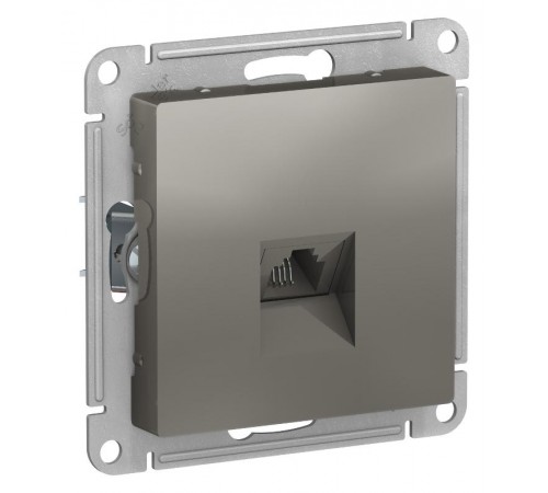 AtlasDesign Сталь Розетка телефонная RJ11, механизм  ATN000981  SE