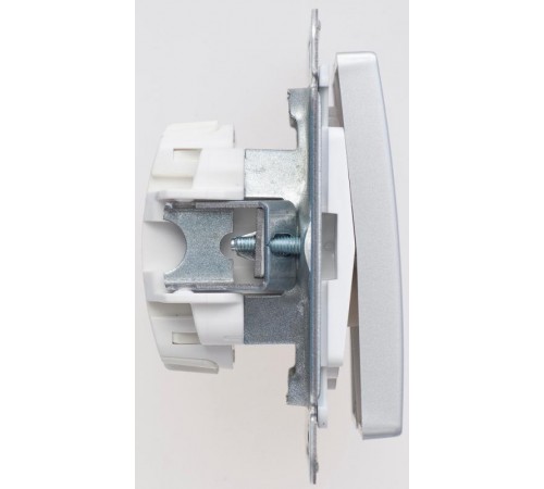 W59 Матовый хром Переключатель 2-клавишный 10АХ  VS610-256-5-86  SE