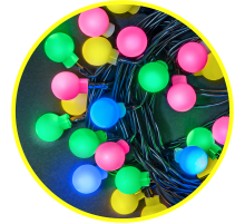 Гирлянда световая  NGF-B01-48RGBWW-8-5.3m-230-C8-BL-IP20  61834  Navigator