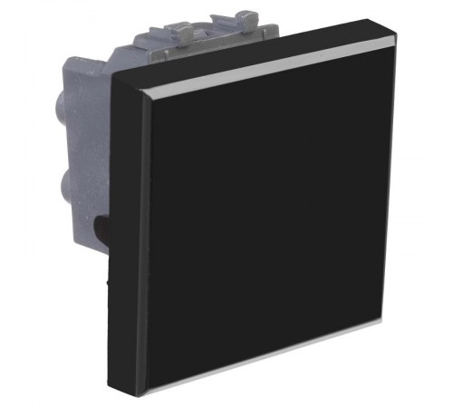 Инвертор (промежуточный переключатель) "Черный квадрат", "Avanti", 16A, 2 мод.  4402122  DKC