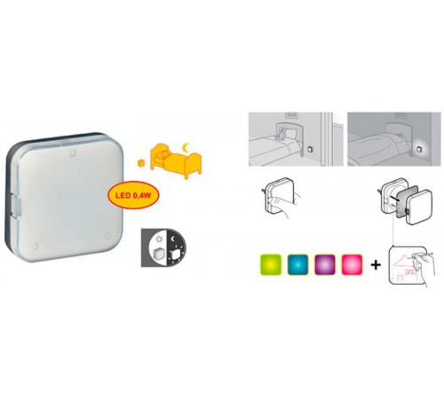 Ночник LED с сумеречным детектором 230В  050673  Legrand