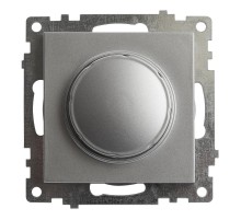 Выключатель диммирующий TRIAC (механизм) 250В, 500W, серия Катрин, GLS10-7106-03 , серебро  39587  STEKKER