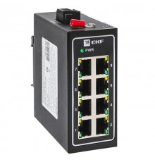Промышленный неуправляемый коммутатор EKF TSX-100 8 портов 10/100 Мбит/с  TSX-100-UN-8  EKF