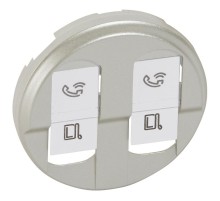 Celiane Титан Накладка компьютерной 2-ой розетки  068552  Legrand