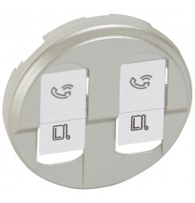 Celiane Титан Накладка компьютерной 2-ой розетки  068552  Legrand