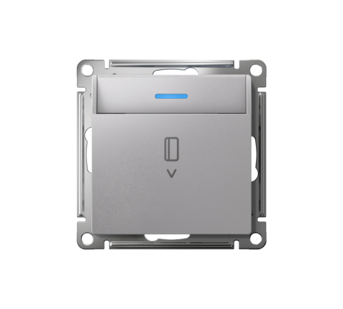 AtlasDesign Алюминий Выключатель карточный, механизм  ATN000367  SE